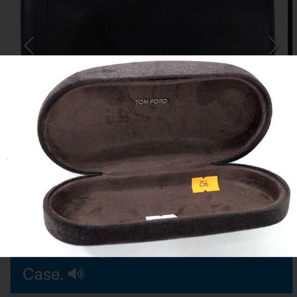 Tom FordElegant Black Eyewear Case